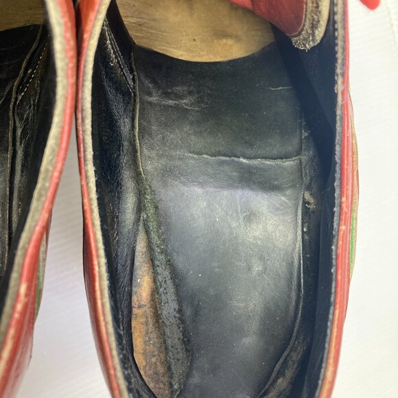 RARE 1970 iconic Kiss chunky platform 4" disco mens boots shoes sz 9 - Picture 7 of 12